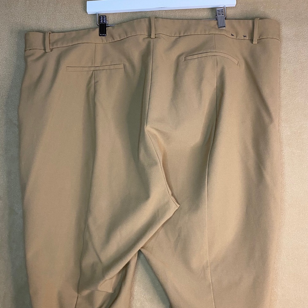 J Crew Ruby Crop Pant‎ Khaki Tan Straight Leg Women's Casual Comfort Size 24 EUC - Picture 5 of 8